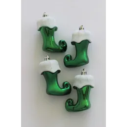 Set visećih ukrasa SOCKS - 4 kom / Zelena