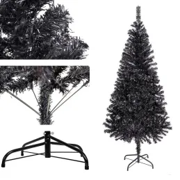 Božićno drvce MYSTERY 180 cm / Crno