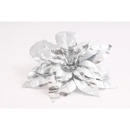 Ukrasni cvijet za bor ROSE 250 mm / Srebrna