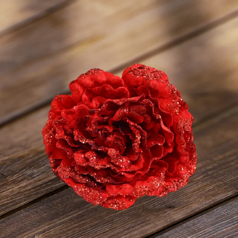 Ukrasni cvijet za bor PIVONKA 160 mm / Crvena