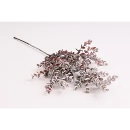 Umjetna grančica SNOW EUKALYPTUS 570 mm / Bordo