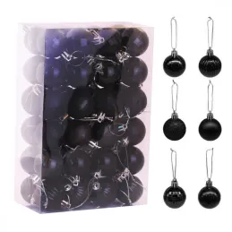 SET 48 kom božićnih ukrasa GRUM / Crna