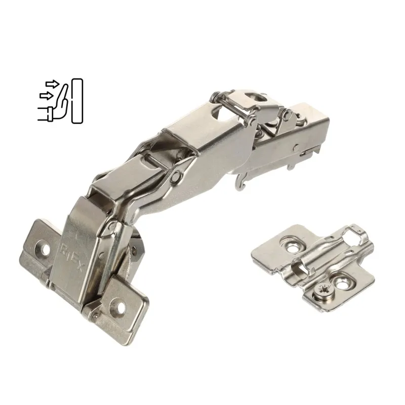 Umetnuta CLIP šarka 165° za otvaranje bez ručki s 3D podloškom