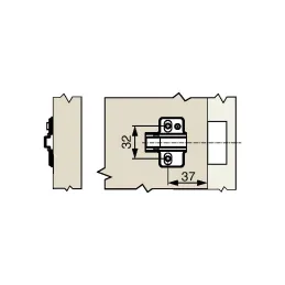 Umetak s umetnutim CLIP s prigušivanjem i 3D podlogom