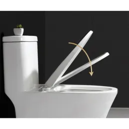 WC daska UNIVERSAL s mekanim zatvaranjem / Bijela