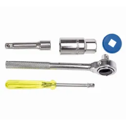 Set alata od 40 dijelova s kovčegom / Siva