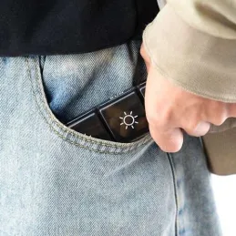 Ekskluzivni organizator i dozirnik za lijekove MEDICAL / Crna