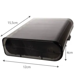 Ekskluzivni organizator i dozirnik za lijekove MEDICAL / Crna