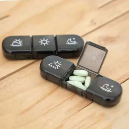 Ekskluzivni organizator i dozirnik za lijekove MEDICAL / Crna