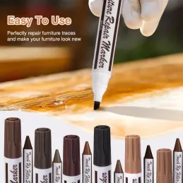 12-dijelni set za popravak FIXIA za rubove i namještaj / Mješavina boja