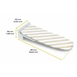 Preklopna i rotirajuća zidna daska za glačanje IRON WALL 180°