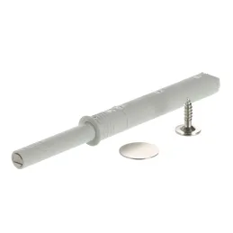 Piest s adapterom K-PUSH za otvaranje bez ručki - ekstra jak magnet / Siva