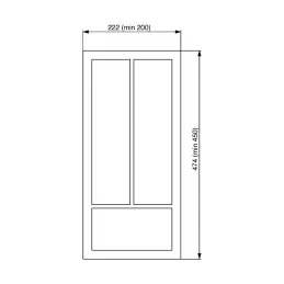 Pribor GRANDO protuklizna površina / Crna mat