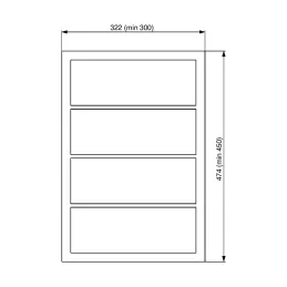 Pribor GRANDO protuklizna površina / Crna mat