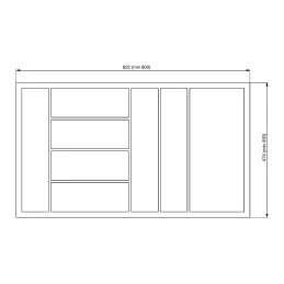 Pribor GRANDO protuklizna površina / Crna mat