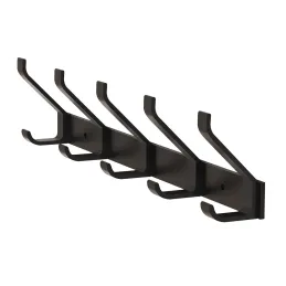 Vješalica za zid MAXXA / Crna mat