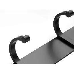 Vješalica za zid FENIX / Crna mat