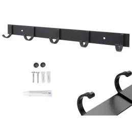 Vješalica za zid FENIX / Crna mat