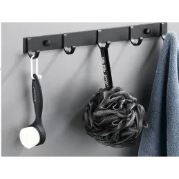 Vješalica za zid FENIX / Crna mat
