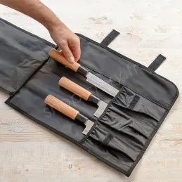 Set 3 japanskih kuhinjskih noževa DAMASCUS