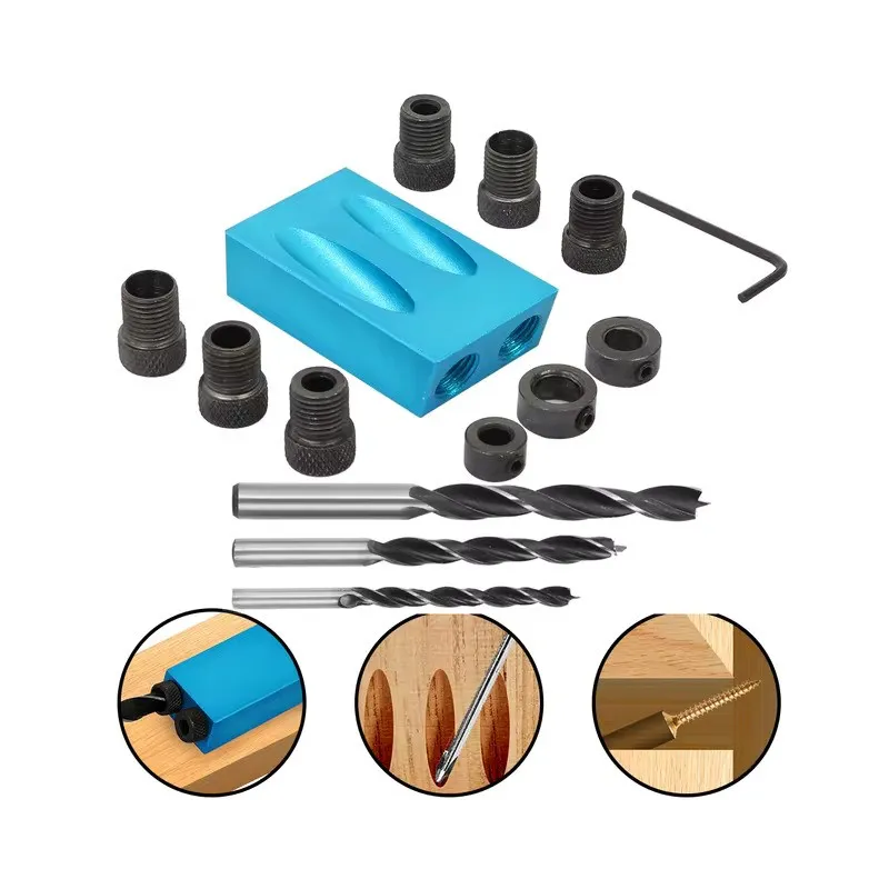 Vrtni set DRILL za izradu 15° kutnih rupa