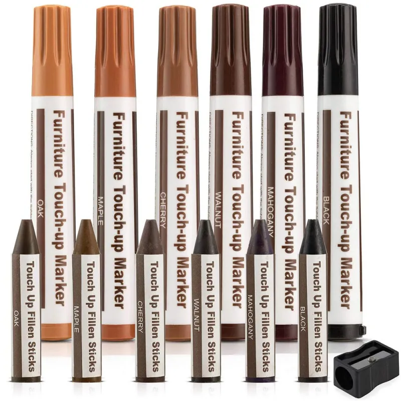 12-dijelni set za popravak FIXIA za rubove i namještaj / Mješavina boja