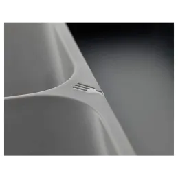 Plastična podesiva ladica za pribor PLASTICO / Bijelo-antracit