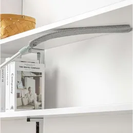 Teleskopska prašina od mikrovlakana s dva nastavka / Siva