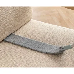 Teleskopska prašina od mikrovlakana s dva nastavka / Siva