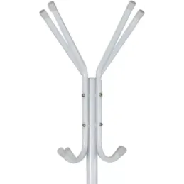 Samostojeći stalak za odjeću SIALA / Bijela mat