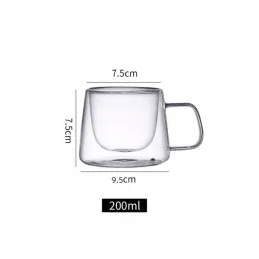Termo šalica za čaj GLANCE 200 ml / Prozirna