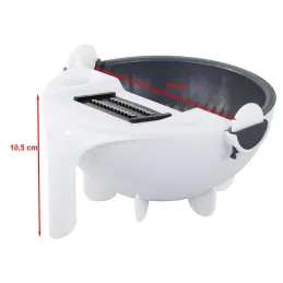 Ručni rezač za povrće i namirnice / Bijela