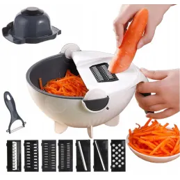 Ručni rezač za povrće i namirnice / Bijela