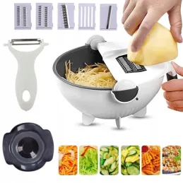 Ručni rezač za povrće i namirnice / Bijela