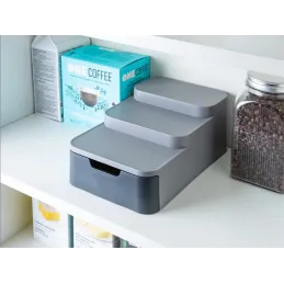 Izvlačna utičnica za kuhinju WERK / Siva