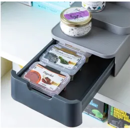 Izvlačna utičnica za kuhinju WERK / Siva