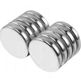 Set od 10 visokootpornih zidnih magneta / Krom