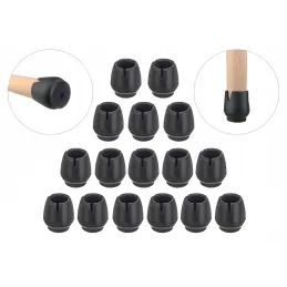 Set od 16 kom zaštitnih navlaka za stolice / Crna mat