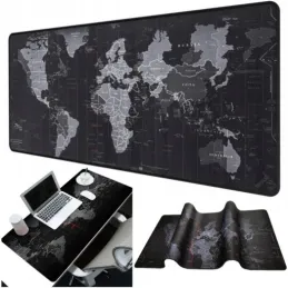 Podloga za tipkovnicu i miš WORLD / Crna