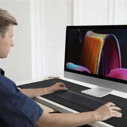 Podloga za tipkovnicu i miša OFFICE / Crna