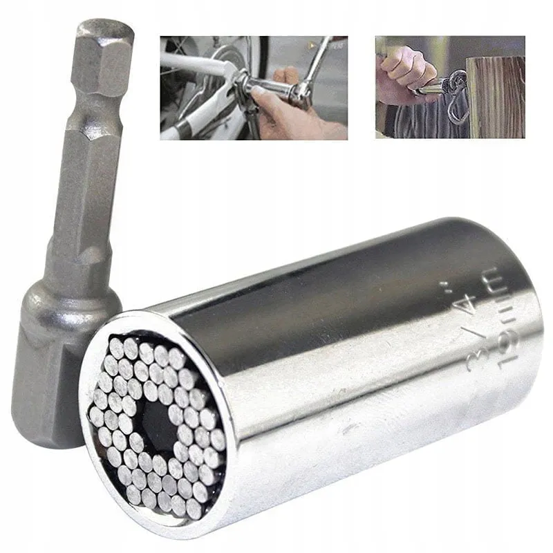 Univerzalni nasadni ključ 7-19 mm / Nikal