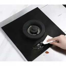 Set od 4 komada podložaka za plamenike plinskog štednjaka / Crna