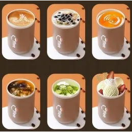 Dizajnerska termo boca sa slamkom GLAMM 500 ml / Smeđa