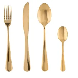 16-dijelni set pribora GOURMET LUX / Zlatna