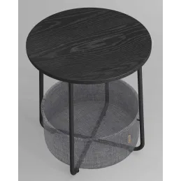 Bočni stolić za dnevni boravak HOME / Crna