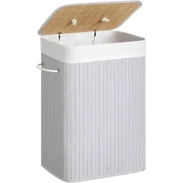 Košara za rublje GLAMUR 72L / Siva