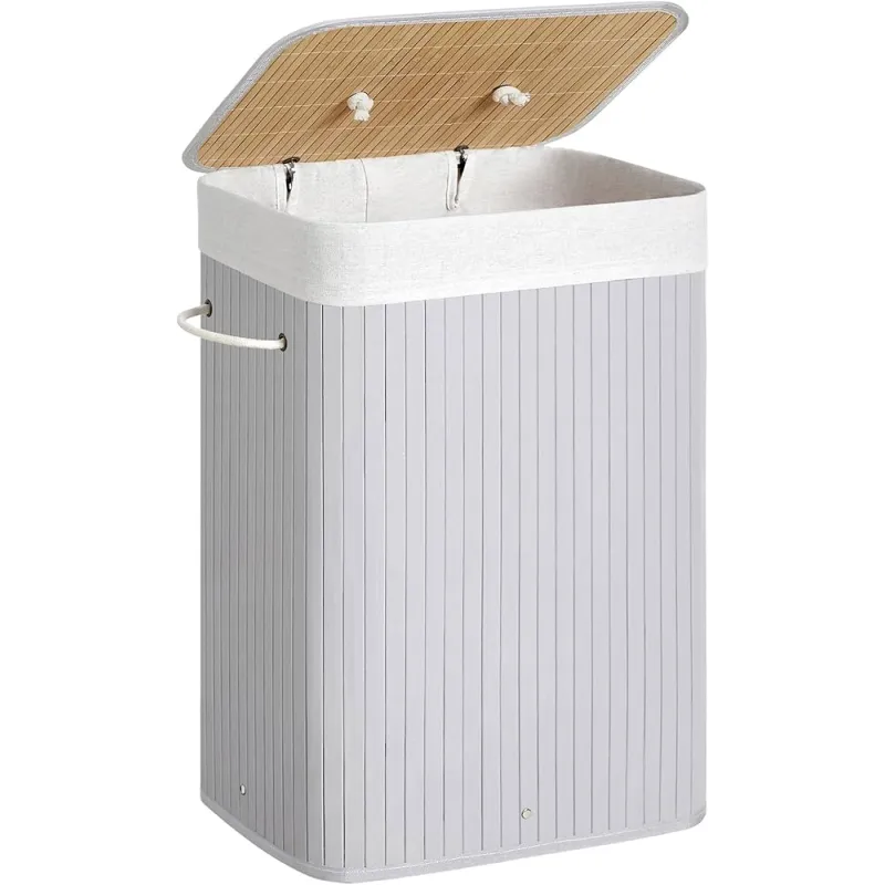 Košara za rublje GLAMUR 72L / Siva