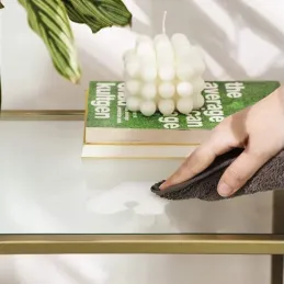 Metalna komoda REGALO LUX DUO / Zlatno mat