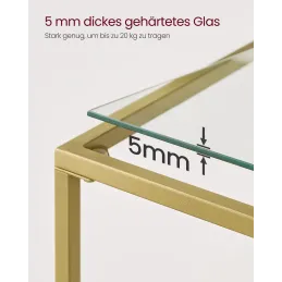 Metalna komoda REGALO LUX DUO / Zlatno mat