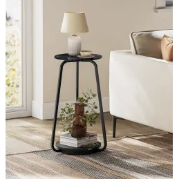 Bočni konferencijski stolić BORN / Crni mramor